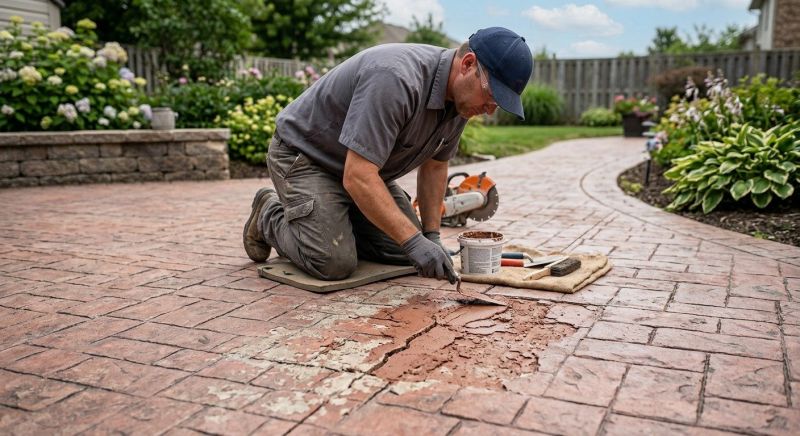 Decorative Concrete Repair in Columbus, OH